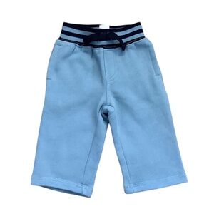 Gymboree Junior Racer Boys Sweatpants Sz 6-12 Mon Blue Elasticized Pockets NWT
